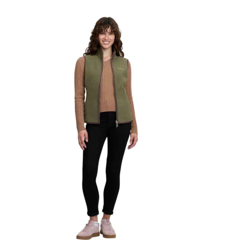 LeMieux - Gilet polaire sans manches femme Frankie willow green