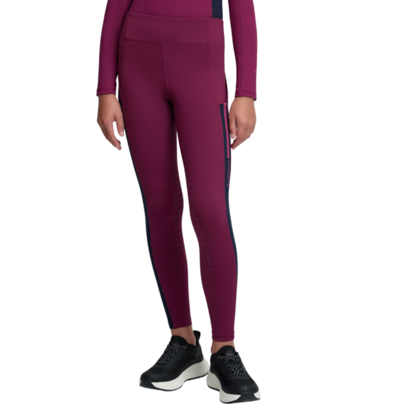 LeMieux - Legging d'équitation fille Pull-on Orla Young Rider blackberry