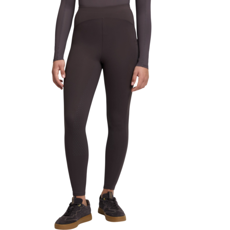 LeMieux - Legging d'équitation fille Pull-on brossé Young Rider Nell cocoa