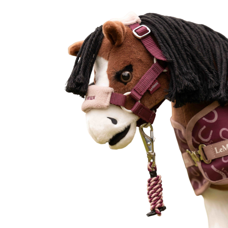 LeMieux - Licol et longe Vogue pour peluche Toy Pony blackberry