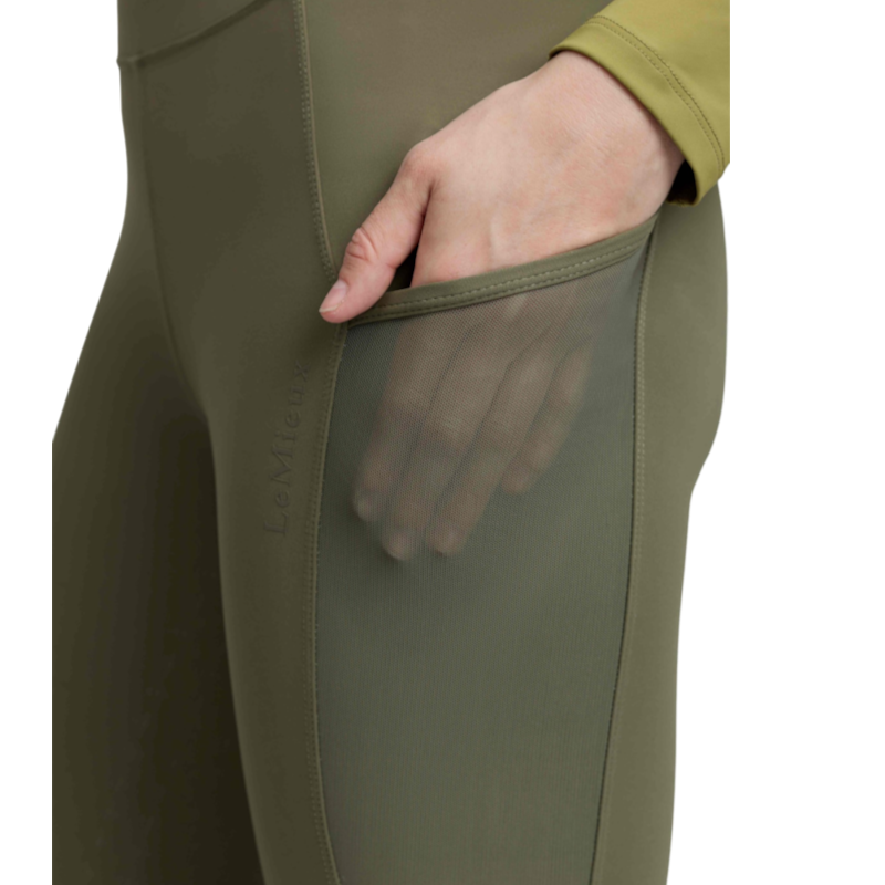 LeMieux - Pantalon d’équitation Pull-On femme Naomi willow green