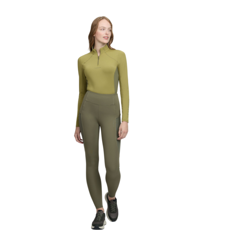 LeMieux - Pantalon d’équitation Pull-On femme Naomi willow green