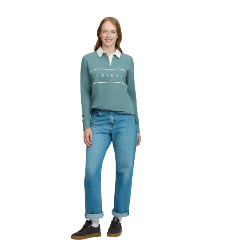 LeMieux - Polo manches longues femme Rochelle aloe