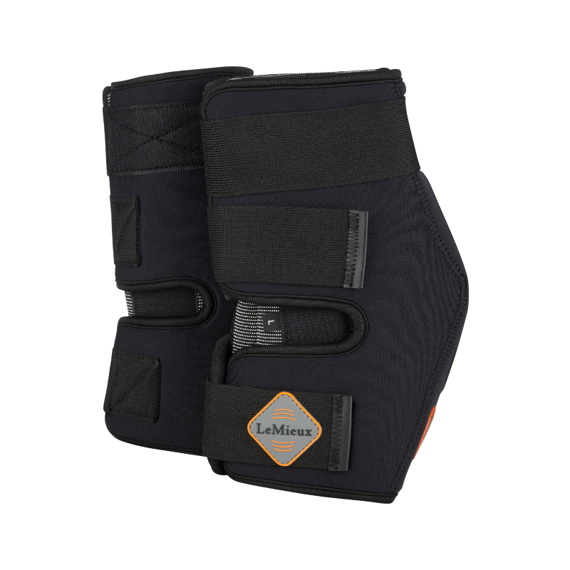 Lemieux - Protège-jarrets thérapeutiques Conductive Magno noir | - Ohlala