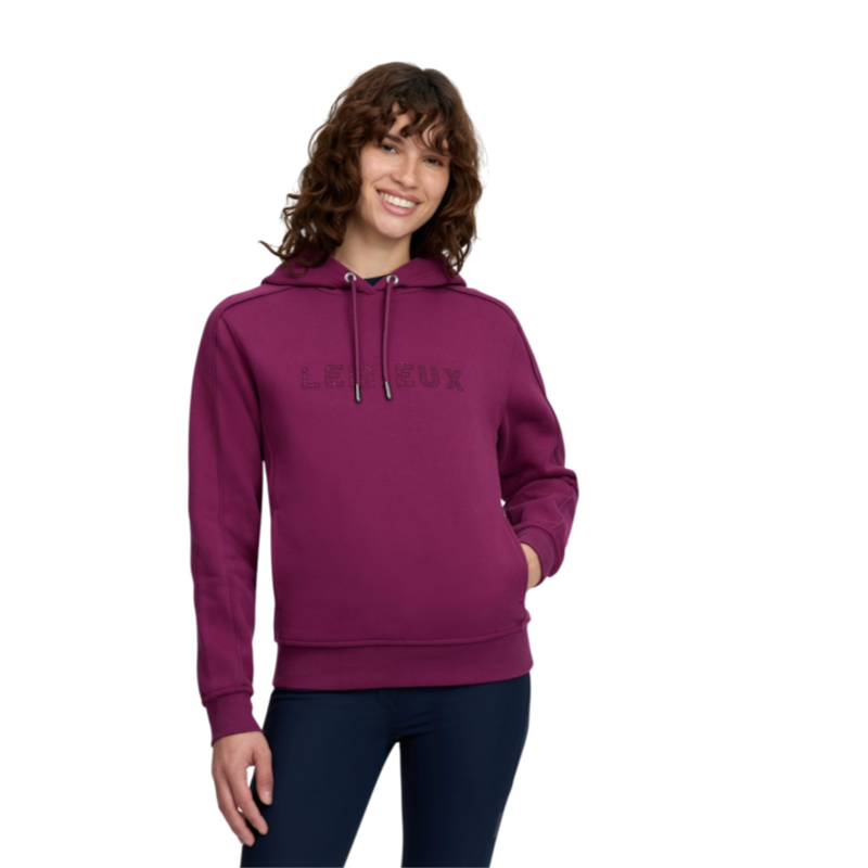 LeMieux - Sweat à capuche femme Eden Sparkle blackberry