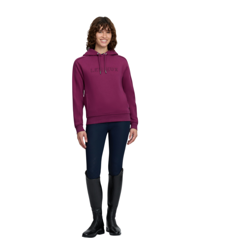 LeMieux - Sweat à capuche femme Eden Sparkle blackberry