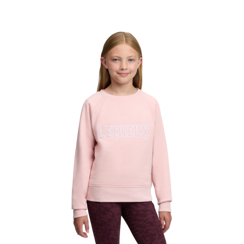 LeMieux - Sweat col rond enfant Shay Varsity petal