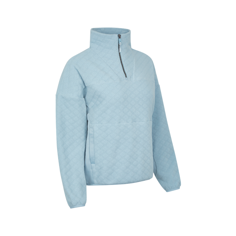 Lemieux - Sweat manches longues femme Dana quarter zip glacier