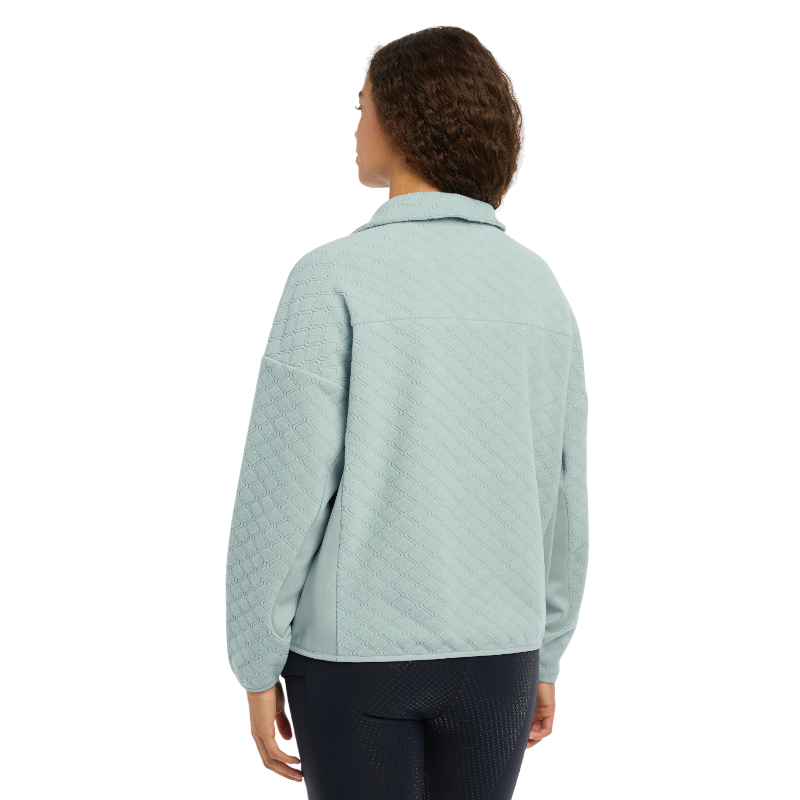 Lemieux - Sweat manches longues femme Dana quarter zip glacier