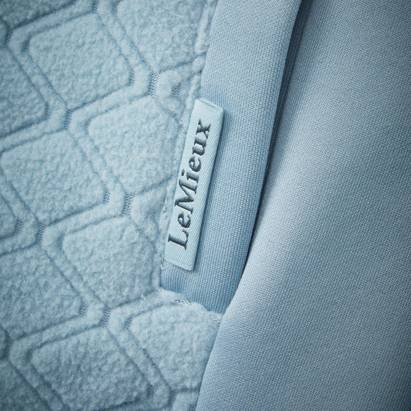 Lemieux - Sweat manches longues femme Dana quarter zip glacier