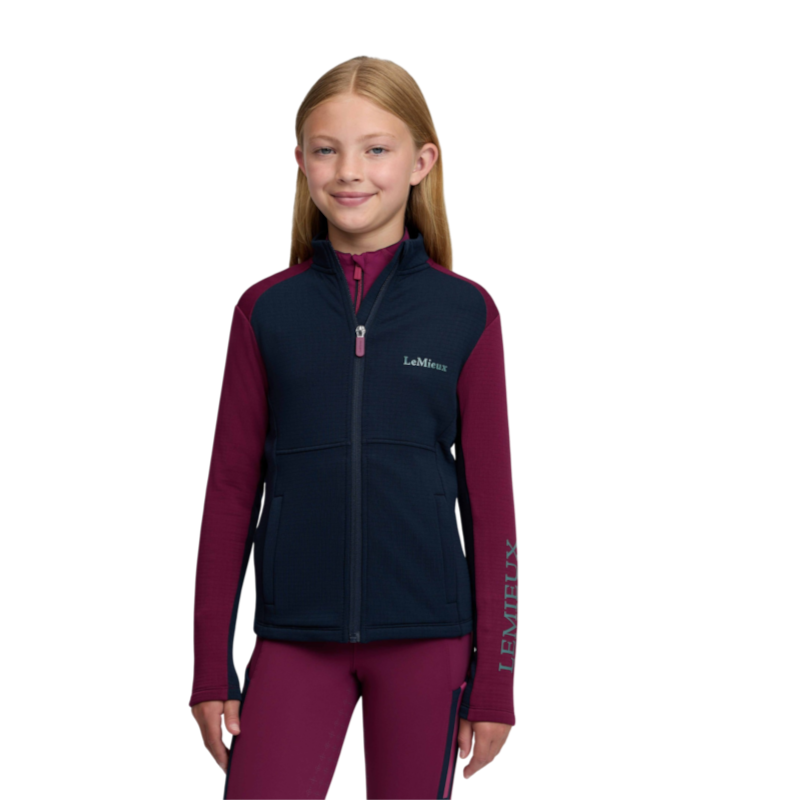 LeMieux - T-shirt technique manches longues enfant Bethany blackberry