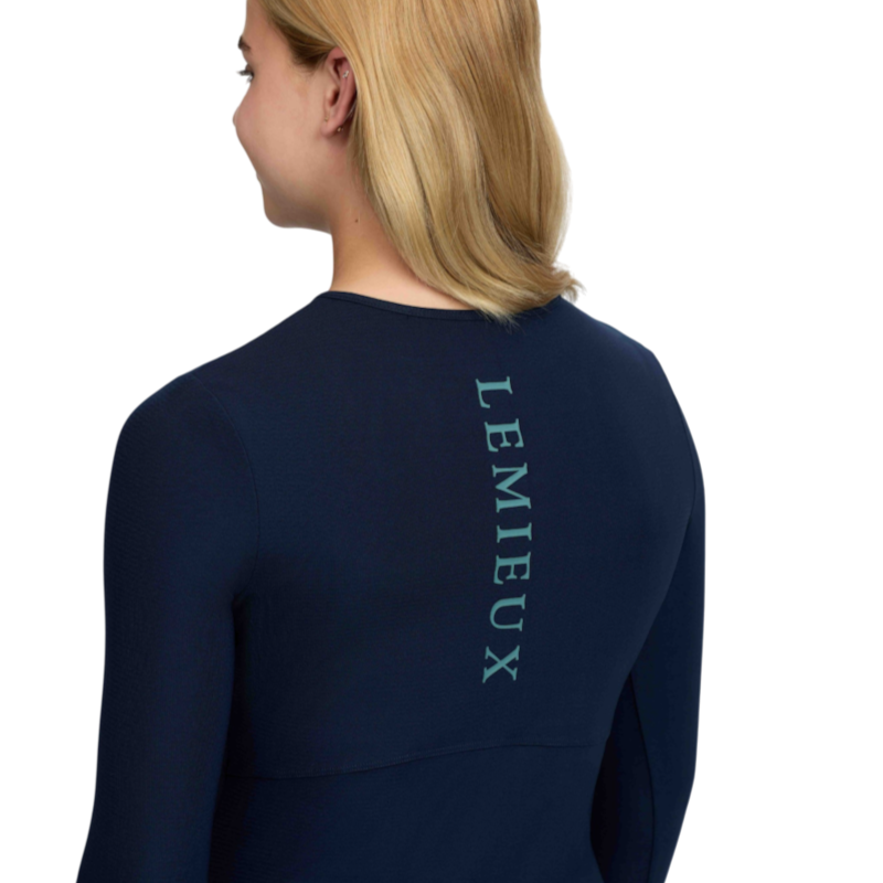 LeMieux - T-shirt technique manches longues enfant Hybrid Sports marine