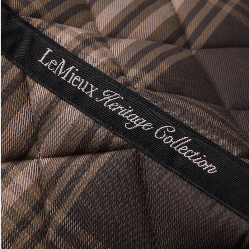LeMieux - Tapis de dressage Heritage Check cocoa