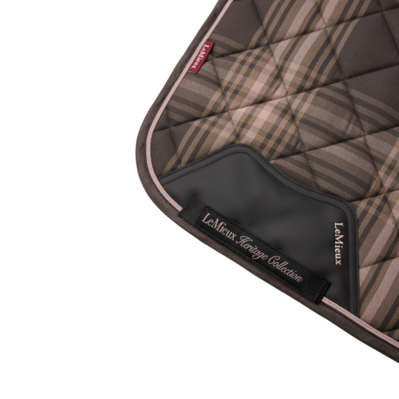 LeMieux - Tapis de dressage Heritage Check cocoa