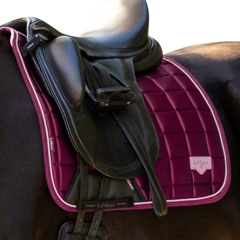 LeMieux - Tapis de dressage Square Loire Classic blackberry