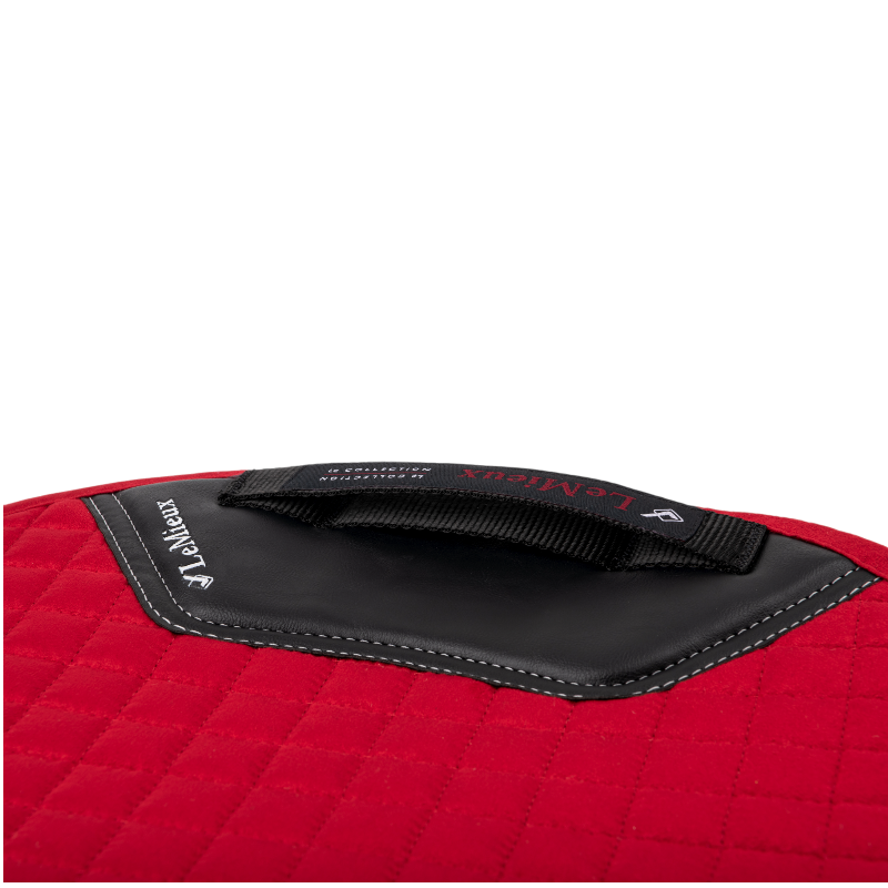 Lemieux - Tapis de selle GP Suede Square chili