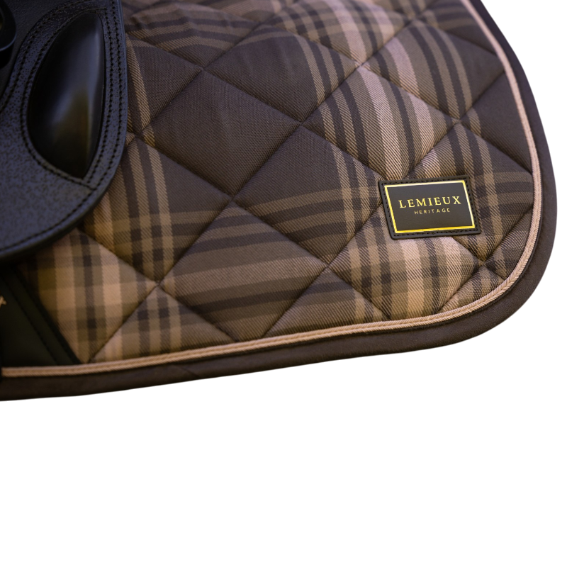 LeMieux - Tapis de selle Heritage Check cocoa