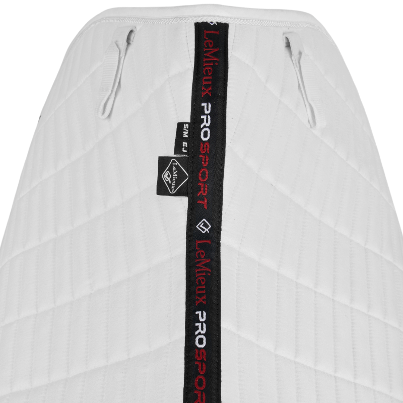 Lemieux - Tapis de selle Square EuroJump Suede blanc | - Ohlala