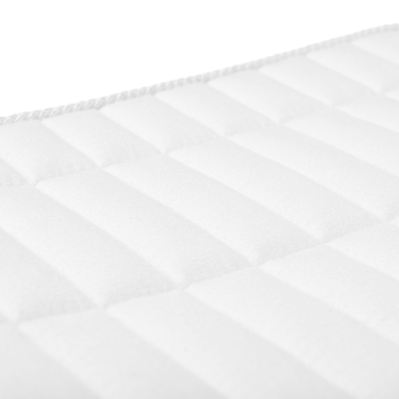 Lemieux - Tapis de selle Square EuroJump Suede blanc | - Ohlala