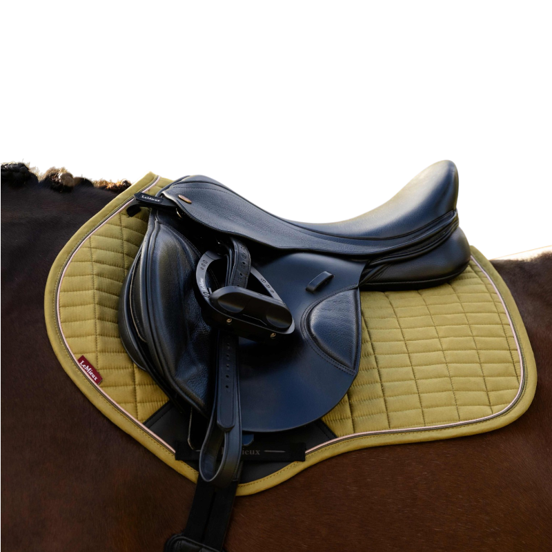 LeMieux - Tapis de selle Suede Close Contact Square gooseberry