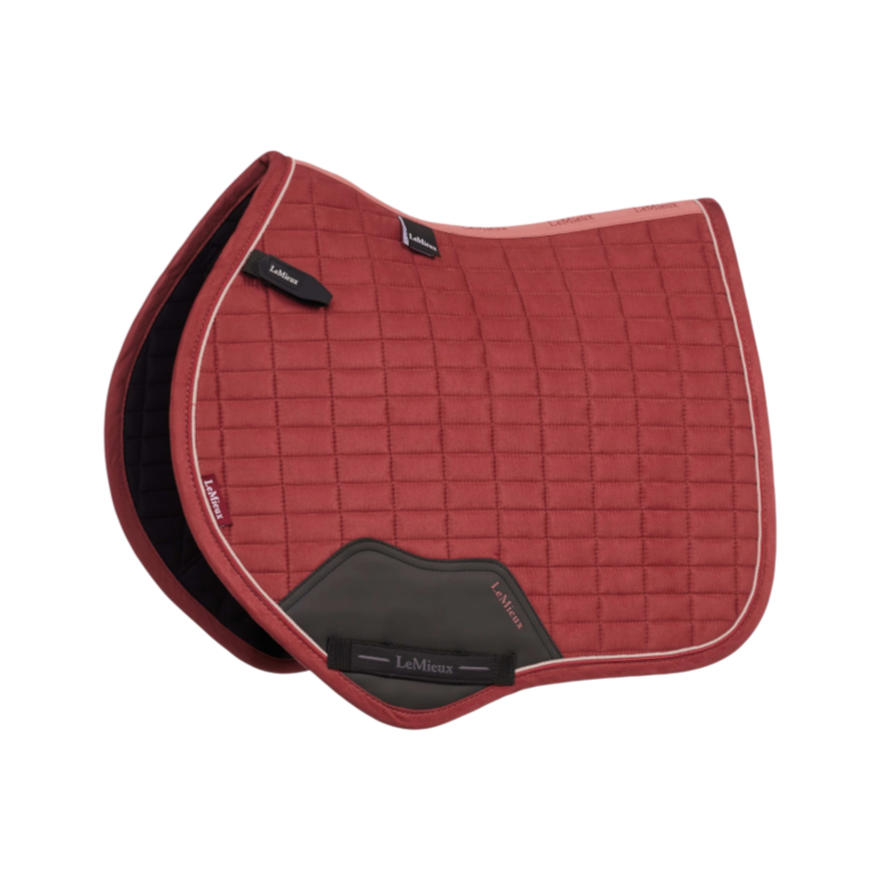 LeMieux - Tapis de selle Suede Close Contact Square russet