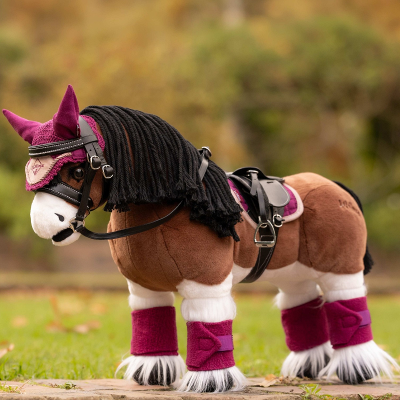 LeMieux - Tapis de selle pour peluche Toy Pony blackberry