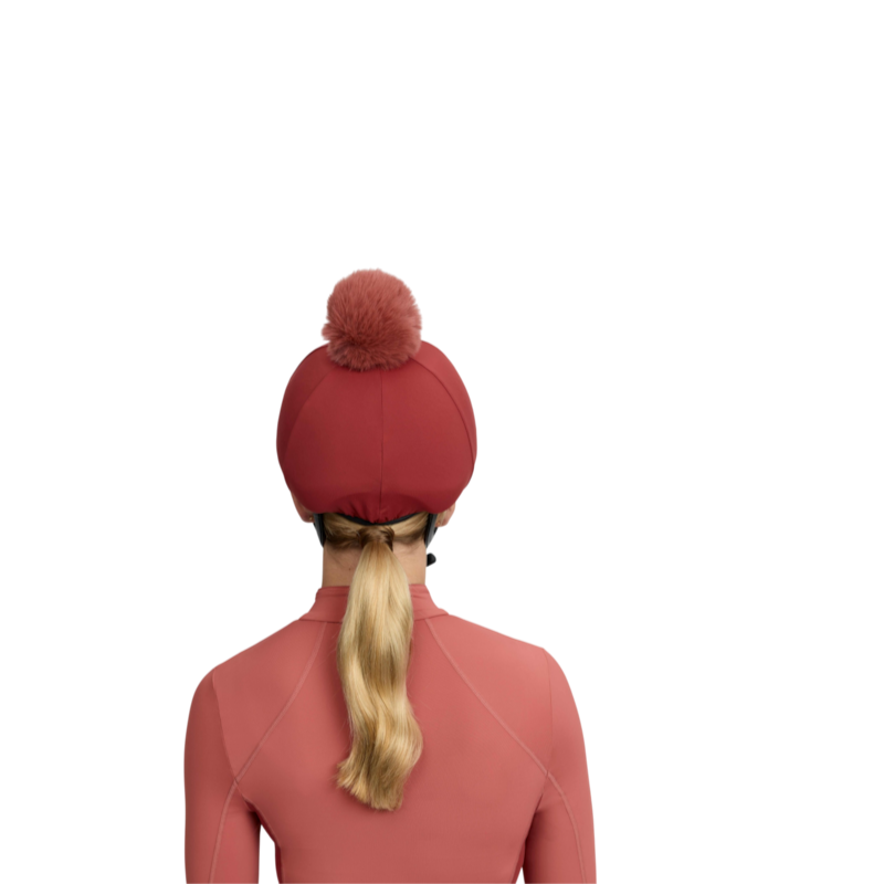 LeMieux - Toque de casque à pompon amovible Classique russet