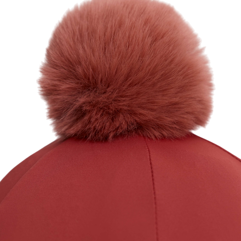LeMieux - Toque de casque à pompon amovible Classique russet