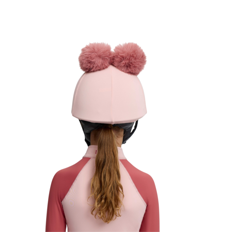 LeMieux - Toque de casque enfant Mini doubles pompons petal
