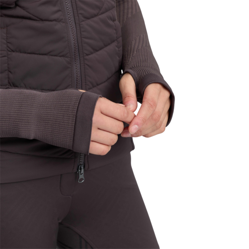 LeMieux - Veste hybride manches longues femme Maddie cocoa