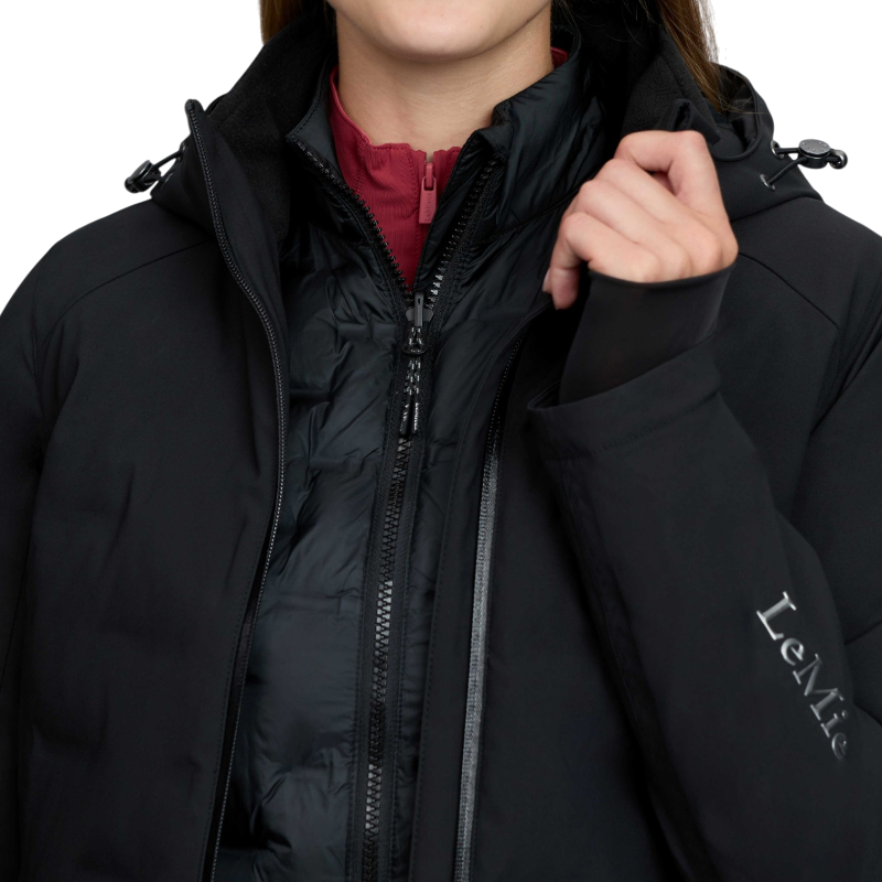 LeMieux - Veste imperméable 3-en-1 femme Brooke noir