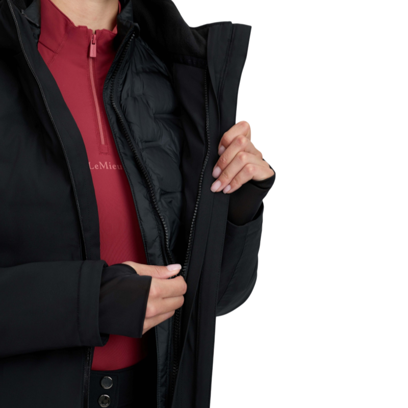 LeMieux - Veste imperméable 3-en-1 femme Brooke noir
