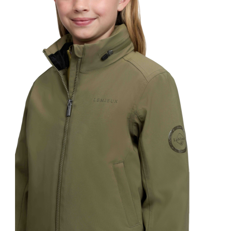 LeMieux - Veste imperméable enfant Clarissa Crew willow green