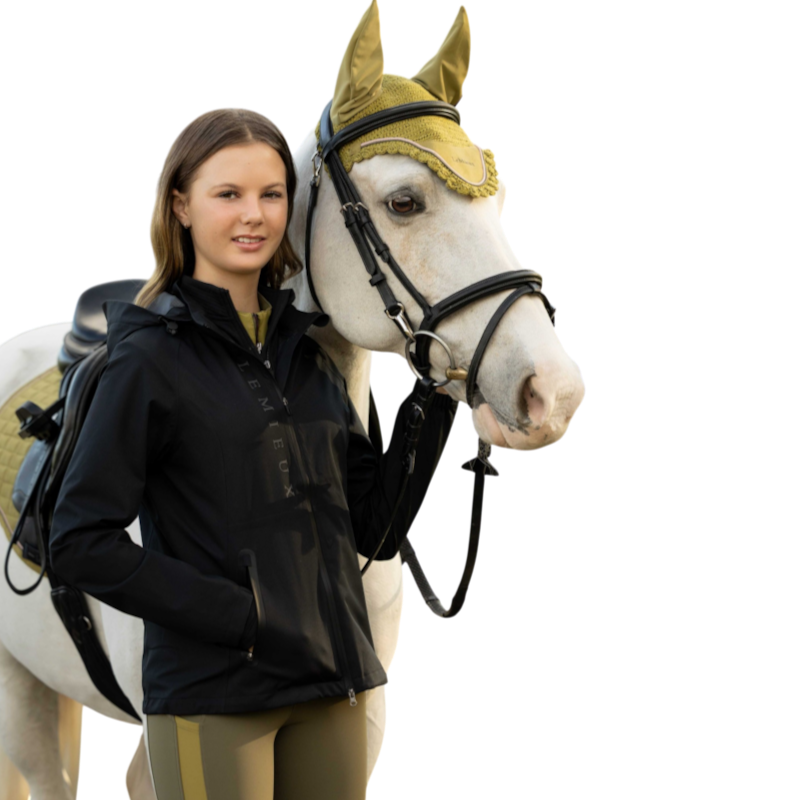 LeMieux - Veste imperméable légère enfant Tessa noir