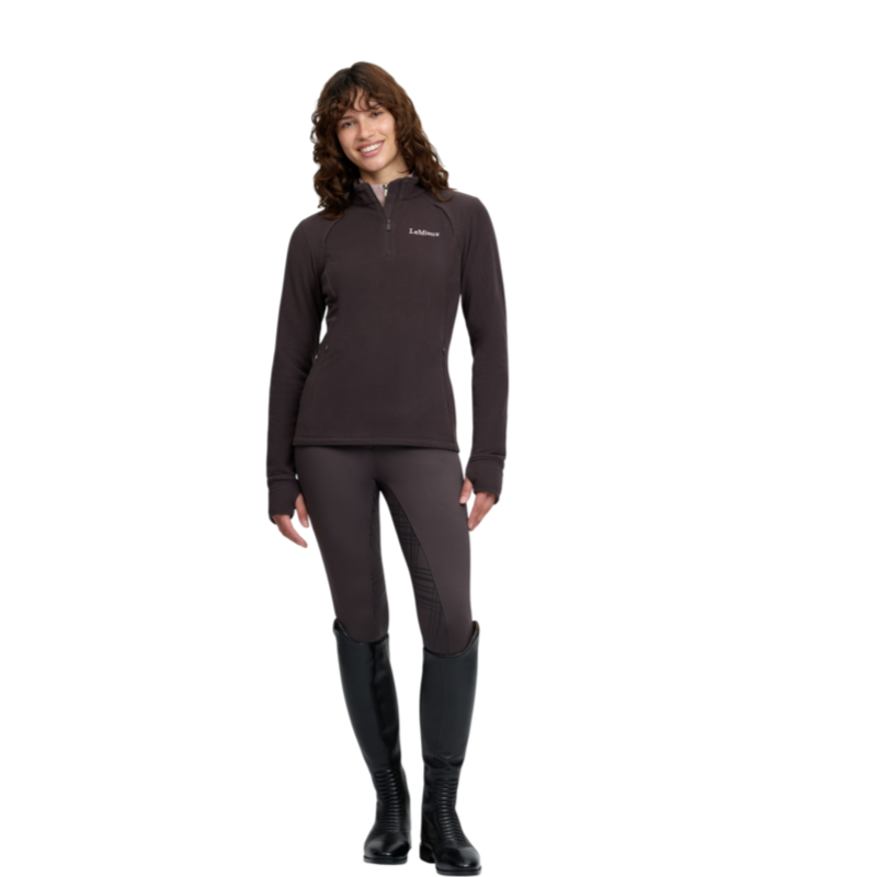 LeMieux - Veste polaire col zippé femme Frances cocoa