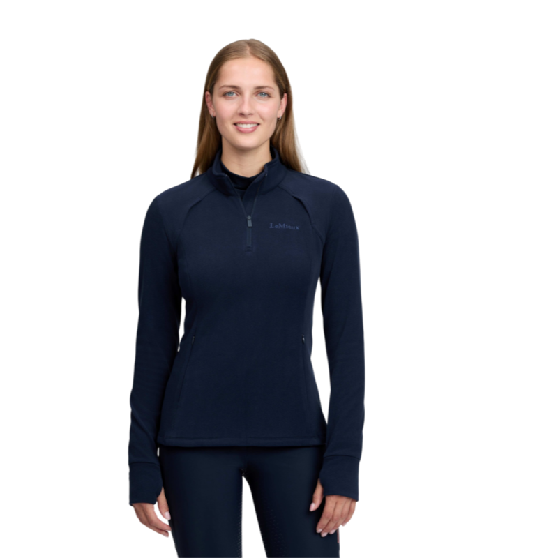 LeMieux - Veste polaire col zippé femme Frances marine