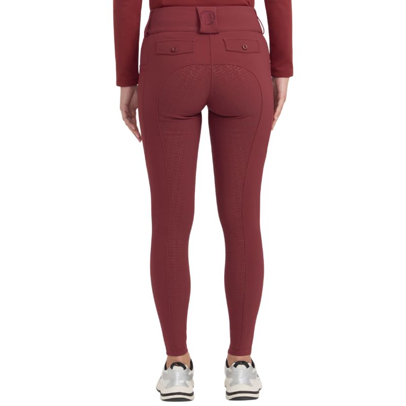 Harcour - Pantalon d'équitation femme Ludivine vigne