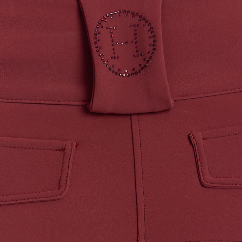 Harcour - Pantalon d'équitation femme Ludivine vigne