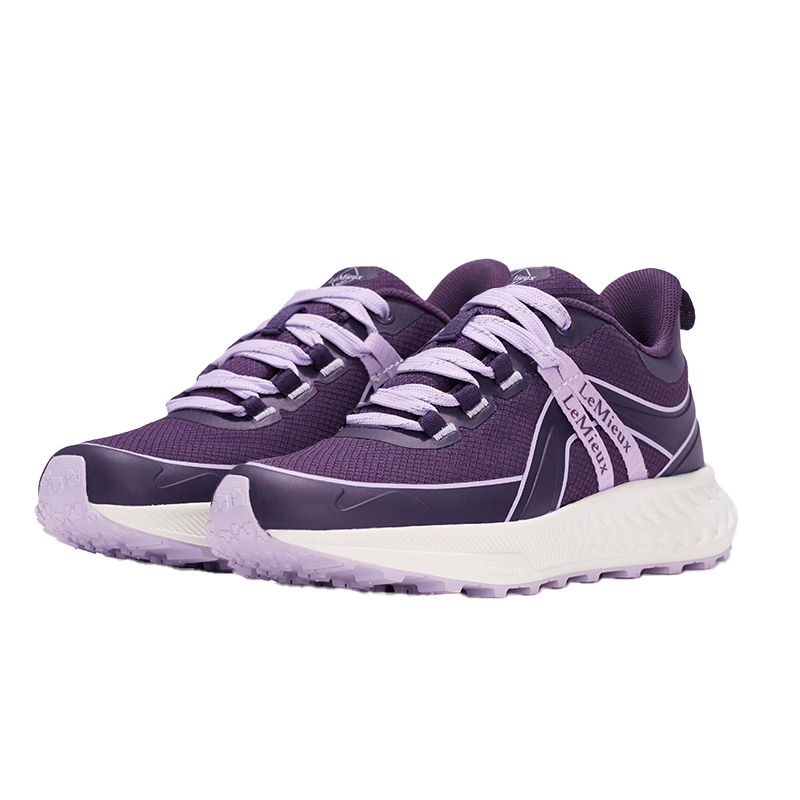 LeMieux - Sneakers enfant imperméables Trax Viva Junior Young Rider juniper/ lilac