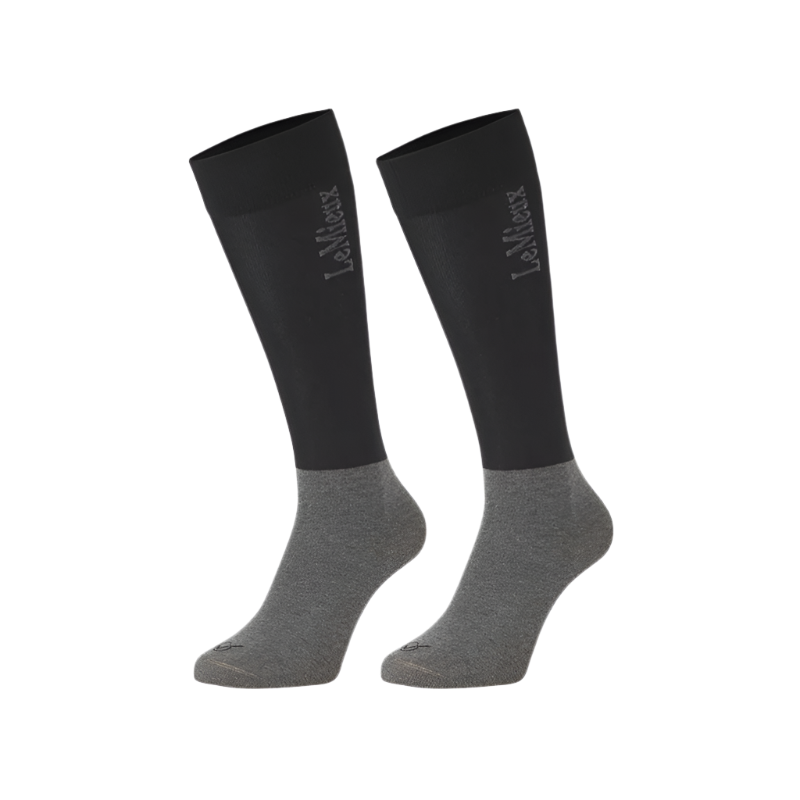 LeMieux - Chaussettes d'équitation noir (x2) | - Ohlala