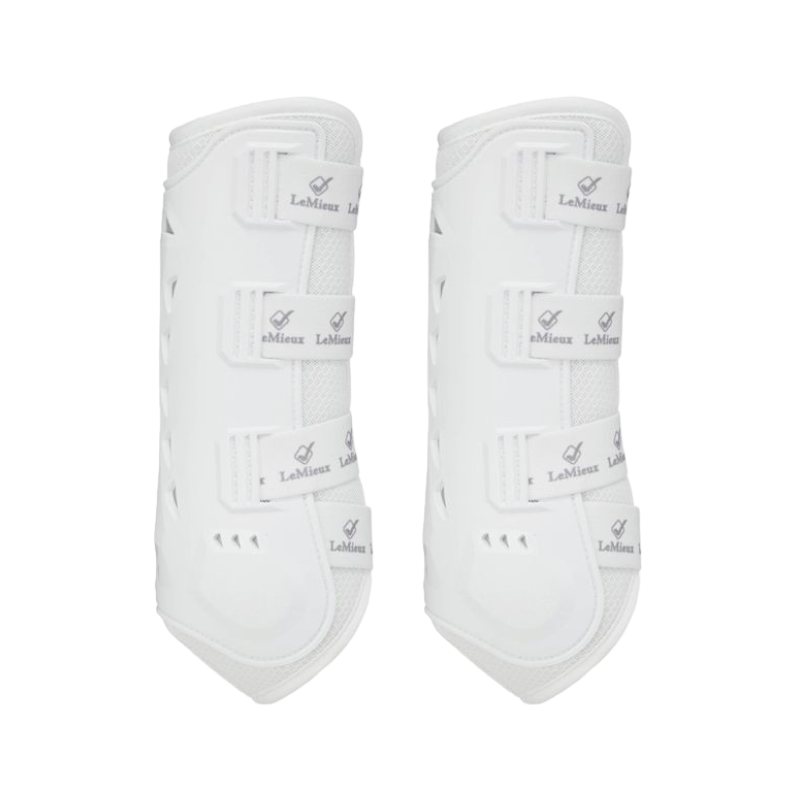 LeMieux - Guêtres fermées Ultra Mesh Snug blanc x2 | - Ohlala