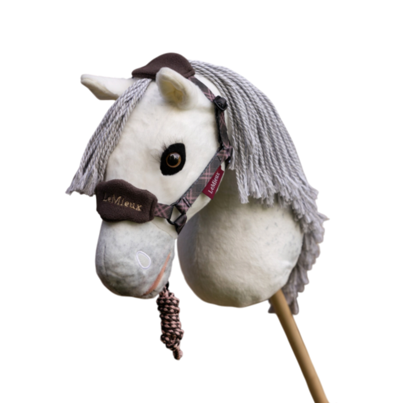 LeMieux - Longe et licol Vogue pour Hobby Horse cocoa