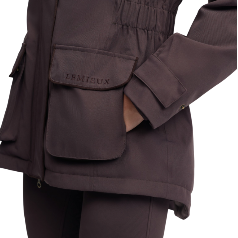 LeMieux - Manteau imperméable femme Heritage Beatrice cocoa