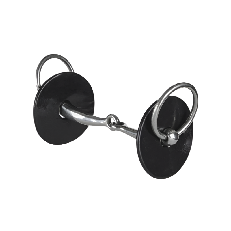 LeMieux - Rondelles de mors en silicone noir | - Ohlala