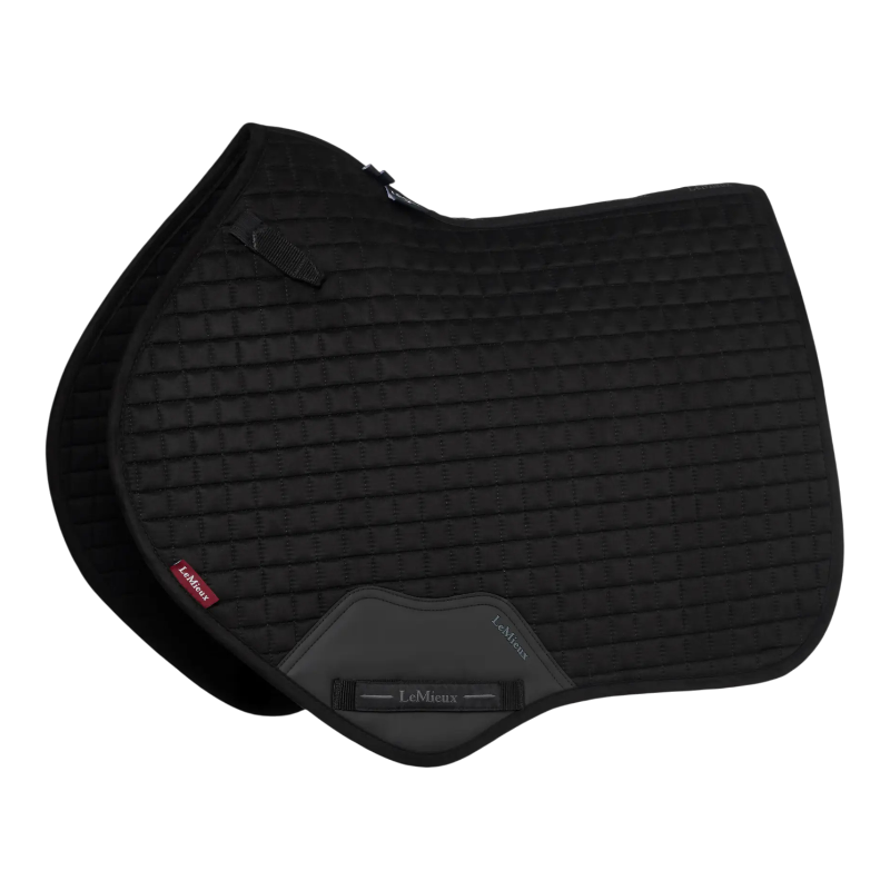 LeMieux - Tapis de selle Suede Close Contact Square noir | - Ohlala