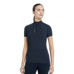 Lemieux - Technisch dames T-shirt korte mouwen Classique marine | - Ohlala