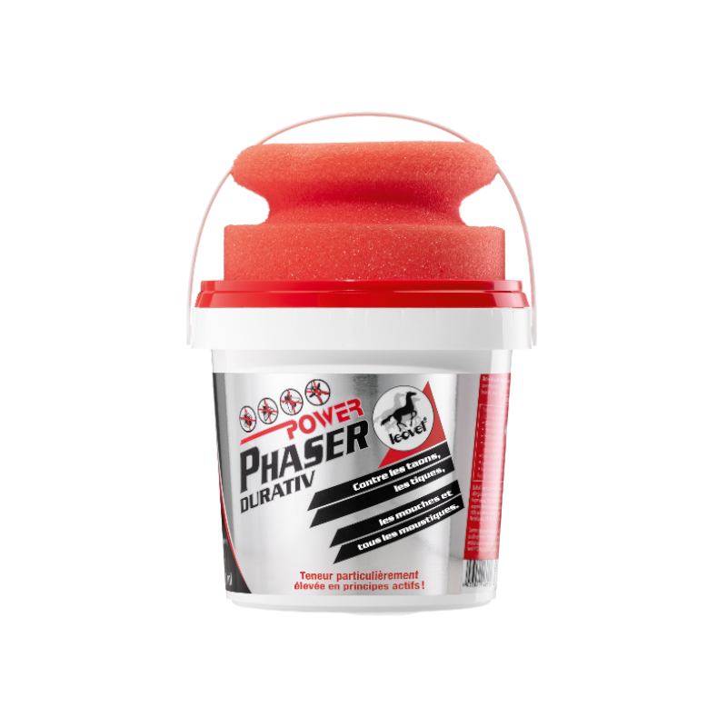 Leovet - Gel anti-insectes avec éponge chevaux sensibles Power Phaser | - Ohlala