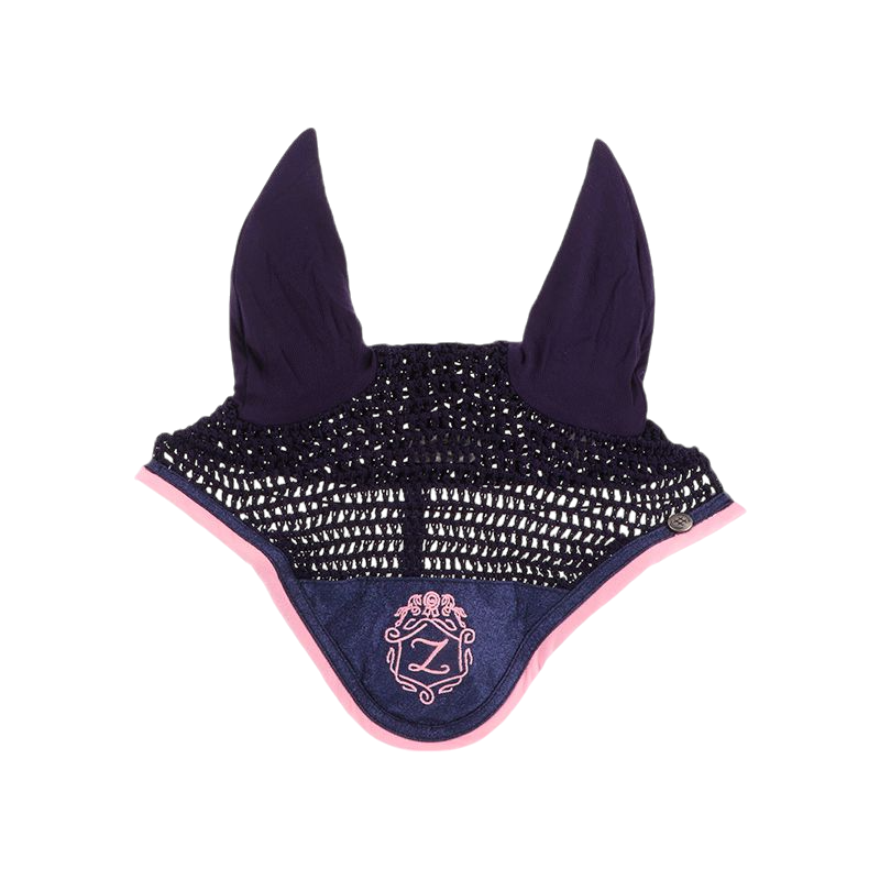 Les poneys de Zoé  - Bonnet court pour chevaux #Teamlesponeysdezoé marine/ rose | - Ohlala