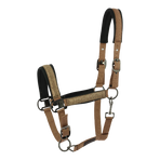 Equithème - Nylon halster Glowy beige/koper | - Ohlala
