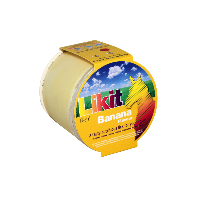 Likit - Friandise pour chevaux pierre banane 650 g | - Ohlala